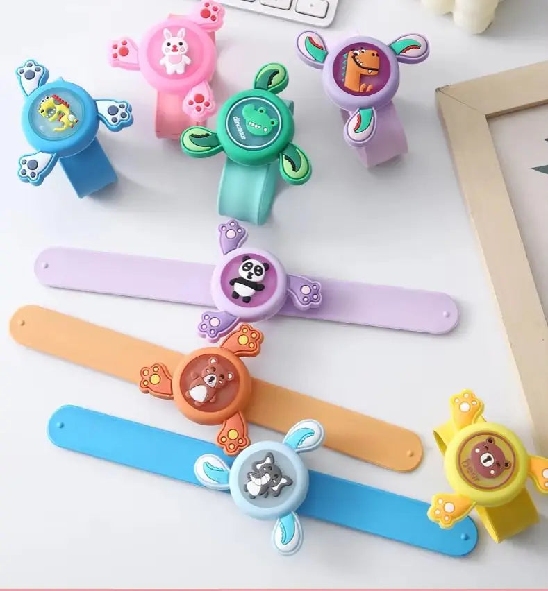 LED Spinning Wristband Toy for Kids Party Fun