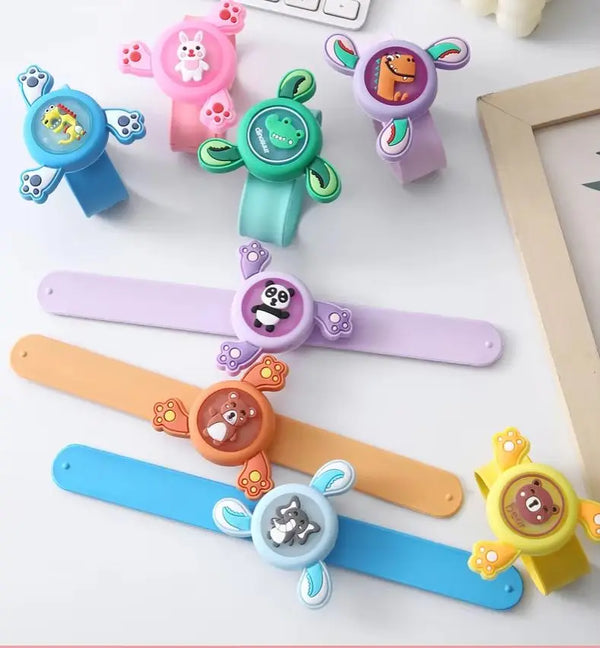 LED Spinning Wristband Toy for Kids Party Fun