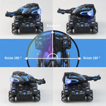 2.4G RC Four-Wheel Stunt Spray Car – Water Polo Tank Toy for Boys (Watch Sold Separately)