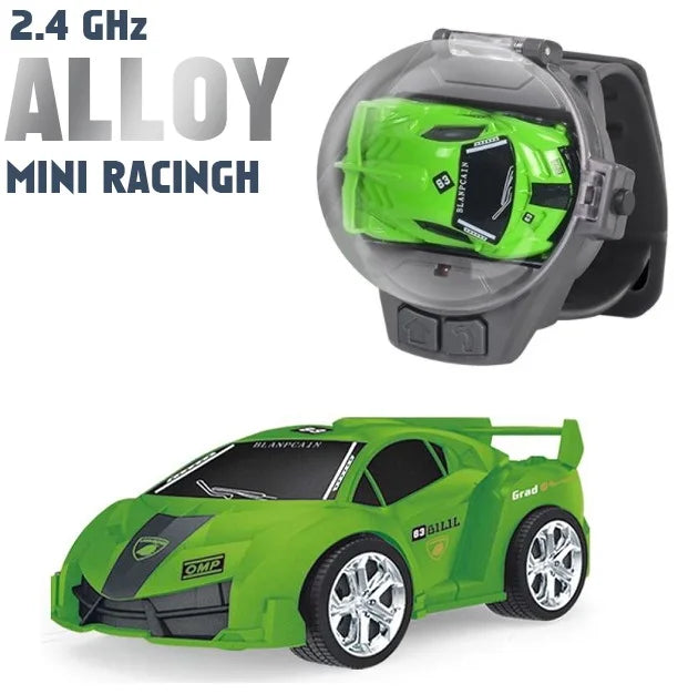 Mini RC Watch Car for Kids | USB Racing Toy - Toki Toy Box