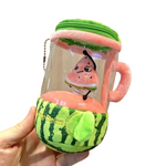 Funny Fruit & Veggie Plush Toys – Pull String Rotating Design