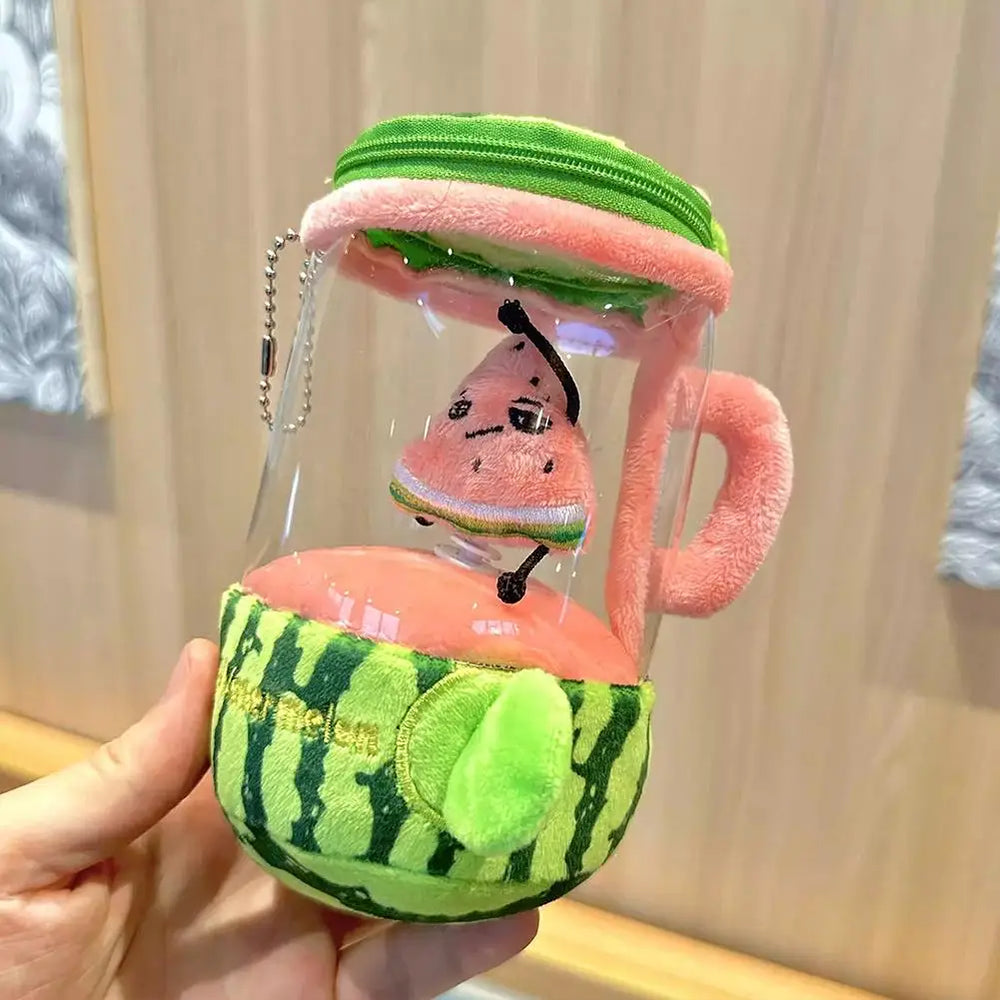 Fruit Pull Plush Toy – Funny Drawstring Buddy for Kids