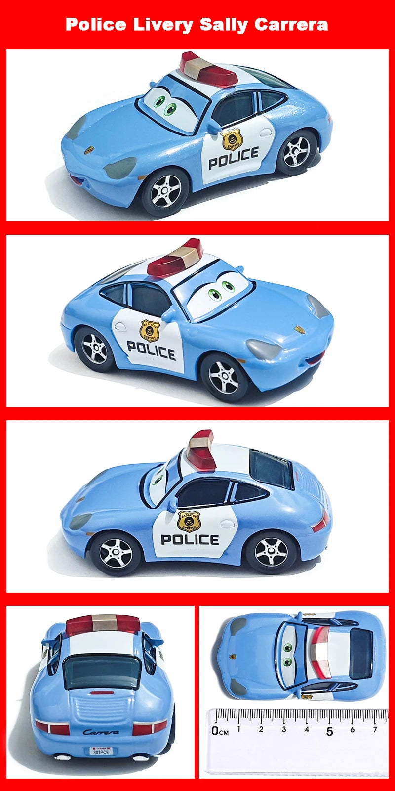 Cartoon Race Car Die-Cast Toy – Pull Back Fun