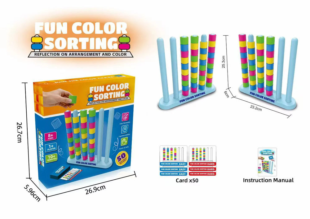 Color Stack Strategy Game for Family Fun