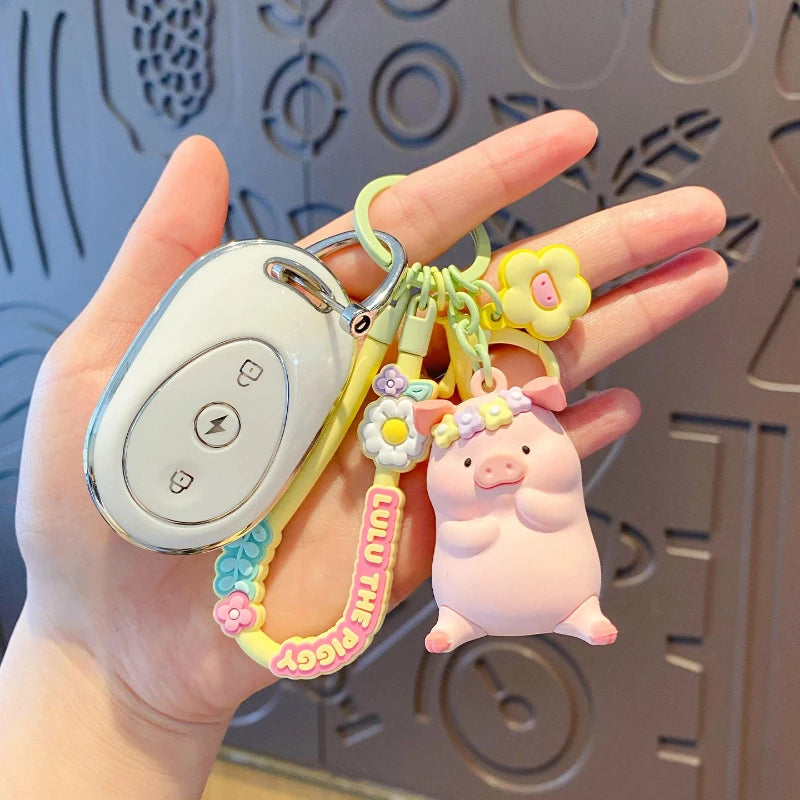 Cute Puppy Keychain – Durable Mini Bag Charm for Everyone – In Use | Toki Toy Box