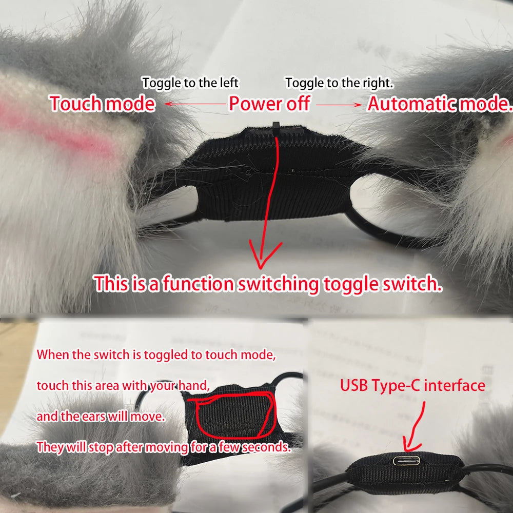 Moving Cat Ears Headband – Touch Responsive Cosplay | Toki Toy Box – In Use | Toki Toy Box