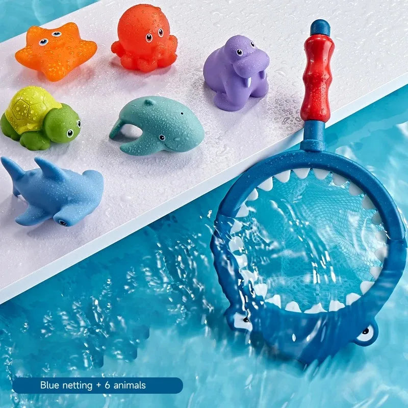 Baby Bath Animal Toys – Spray & Squeeze Set