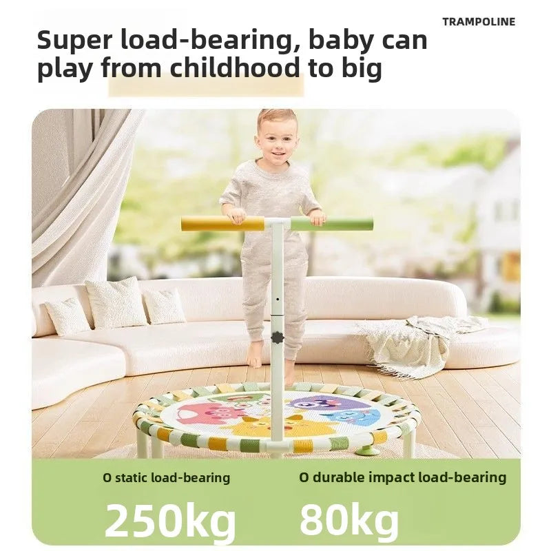 Foldable Indoor Trampoline – Fun Fitness for Kids & Family – Detail | Toki Toy Box