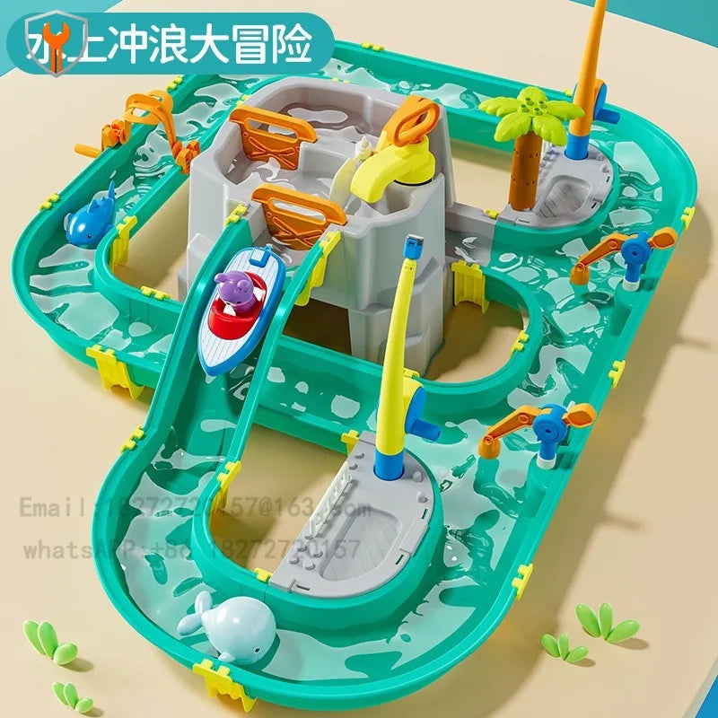 Water Adventure Play Set with Fishing Game