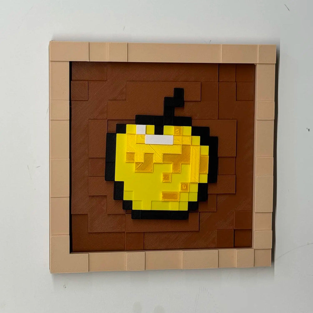 Pixel Game Item Frame – 3D Printed Display