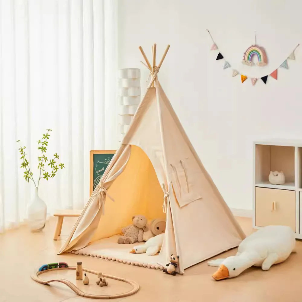 Kids Canvas Play Tent – Cozy Indoor Adventure Hideaway