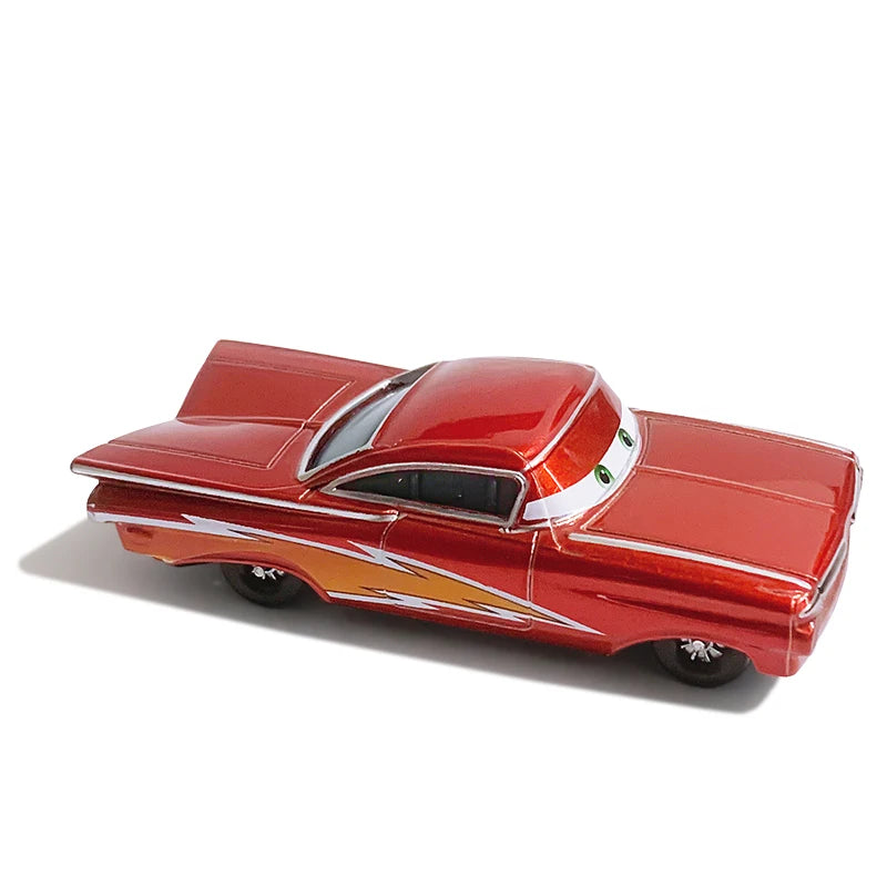 Cartoon Race Car Die-Cast Toy – Pull Back Fun