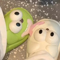 Funny Dog Tongue Slippers – Soft Plush Home Slides