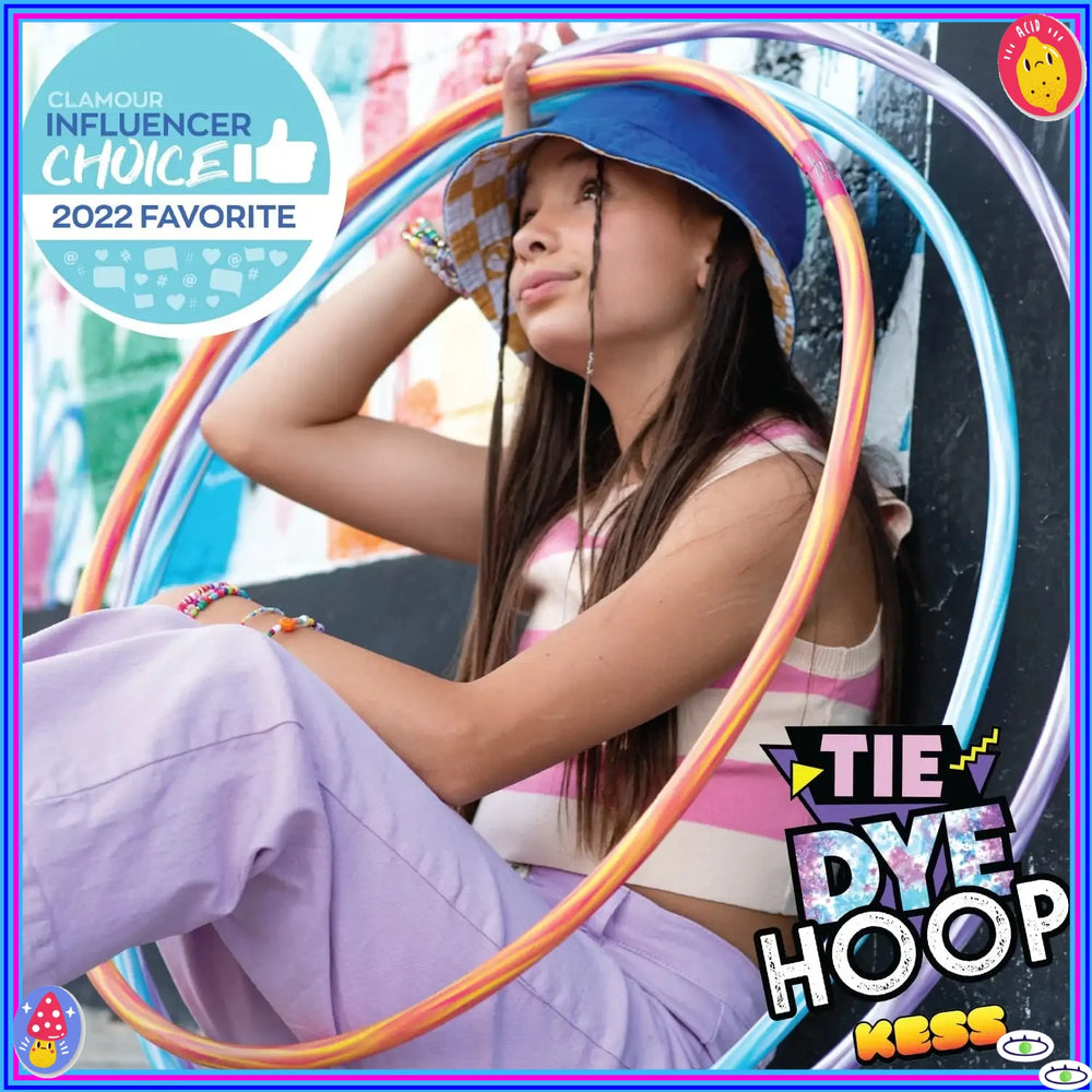 Colorful Tie-Dye Hula Hoop for Kids | TokiToyBox