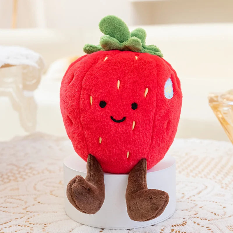 Kawaii Fruit Plush Collection – Soft Stuffed Dolls