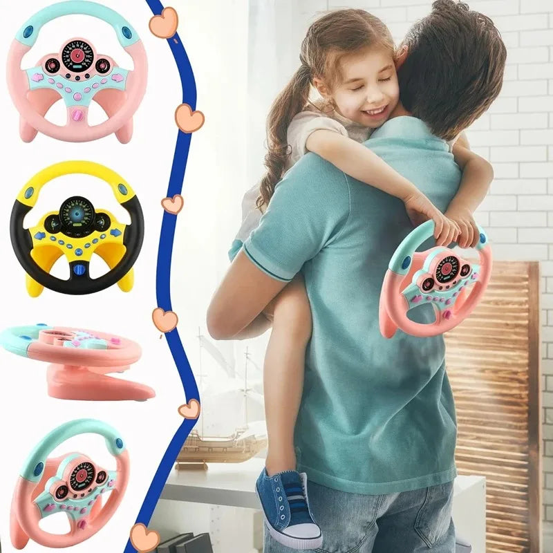 Toddler Steering Wheel Toy – Travel Fun for Kids - Toki Toy Box
