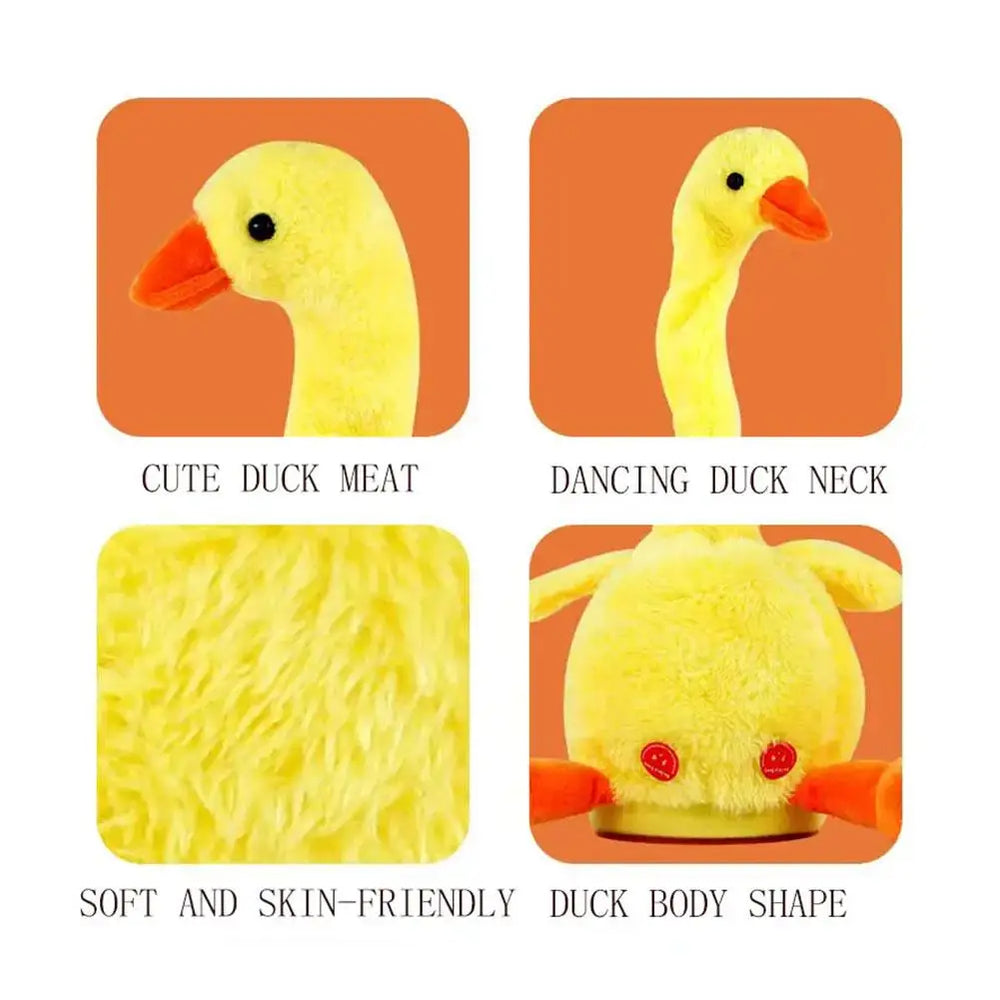 Talking Dancing Duck Toy – Repeat & Sing Fun Plush - Toki Toy Box
