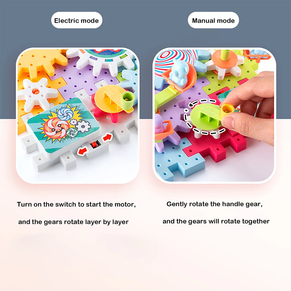 Electric Building Blocks Set 83PCS for Creative Kids - Toki Toy Box