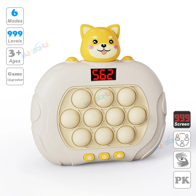 999-Level Pop Push Game Console for Kids & Adults - Toki Toy Box