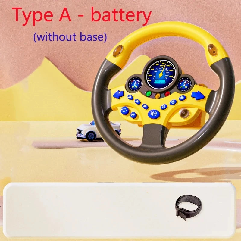 Toddler Steering Wheel Toy – Travel Fun for Kids - Toki Toy Box