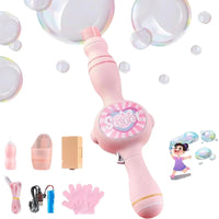 Elastic Smog Bubble Machine Set – Portable Outdoor Bubble Blower with Bubble Water