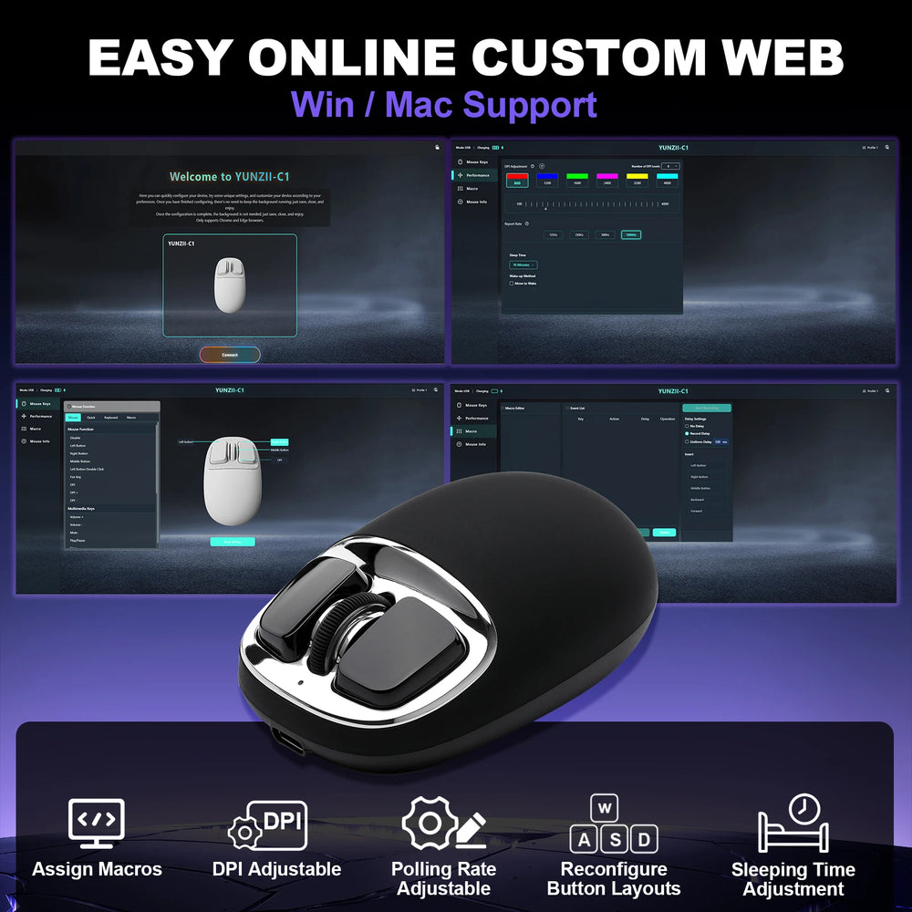 Tri-Mode Wireless Mouse – Adjustable DPI Precision – Whats Included | Toki Toy Box