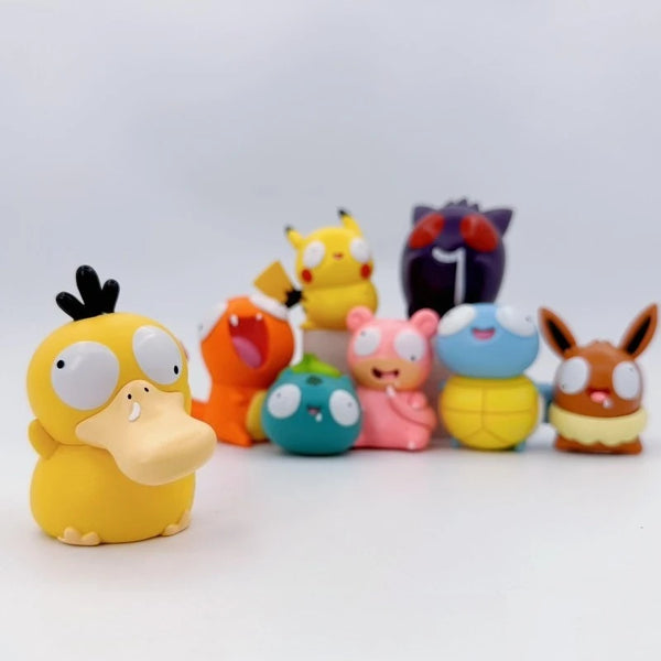 Cute Monster Mini Figures Set (8pcs) - Big-Eye Collectibles