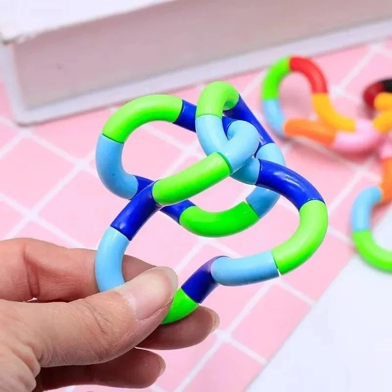 Quiet Twisty Fidget Toy – Squeeze, Twist & Spin