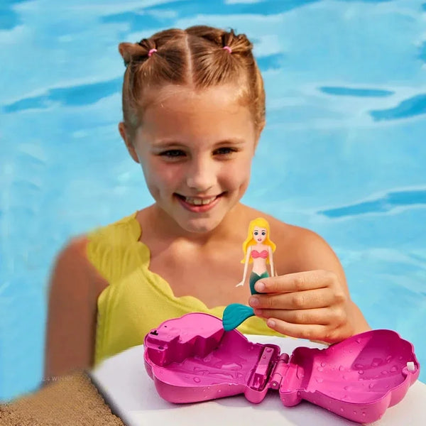 Mermaid Shell Bath Toy – Floating Spinner