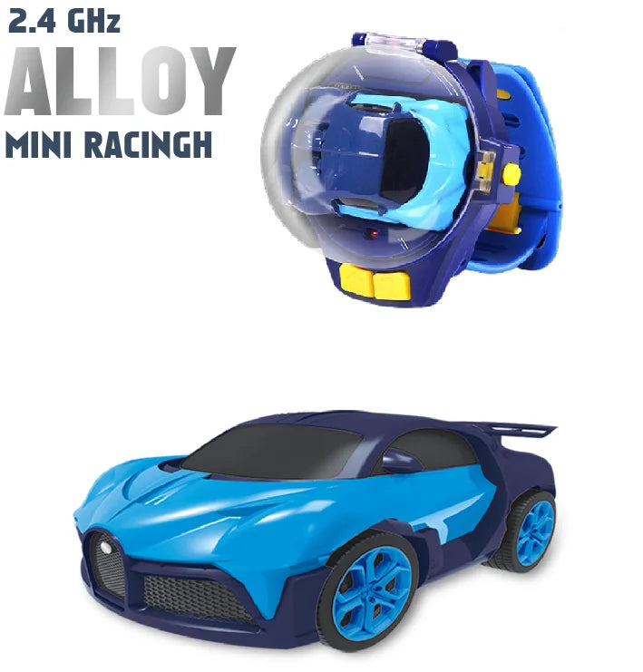 Mini RC Watch Car for Kids | USB Racing Toy - Toki Toy Box