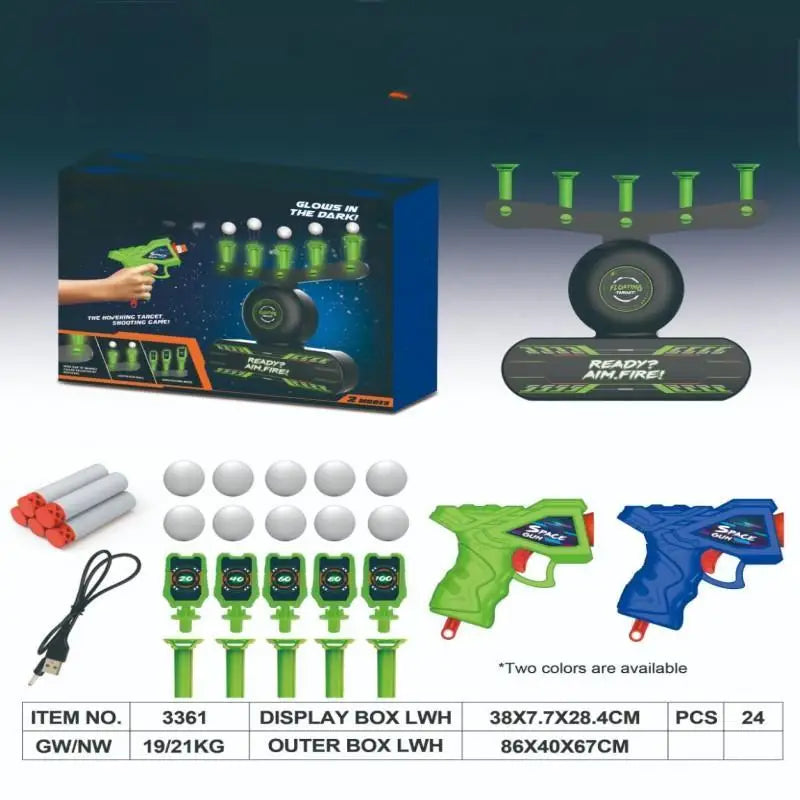 Glow Hover Target Challenge – Floating Ball Blaster Game