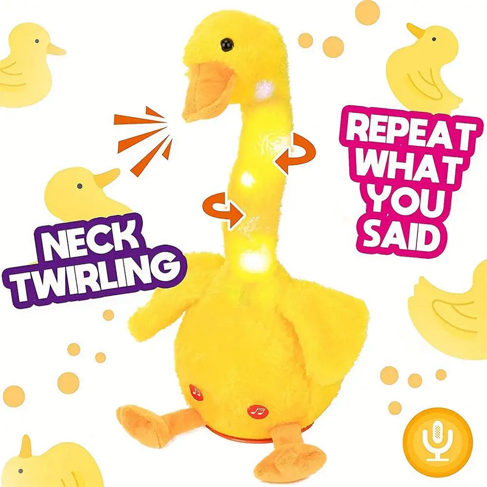 Talking Dancing Duck Toy – Repeat & Sing Fun Plush - Toki Toy Box