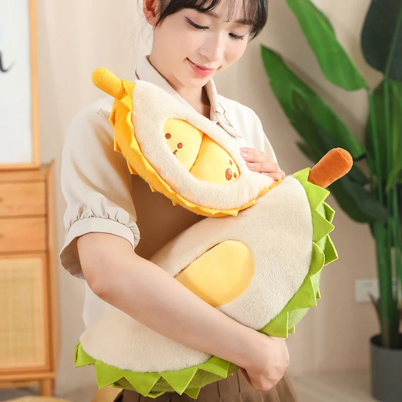 Cute Detachable Durian Plush Stress Pillow - Toki Toy Box