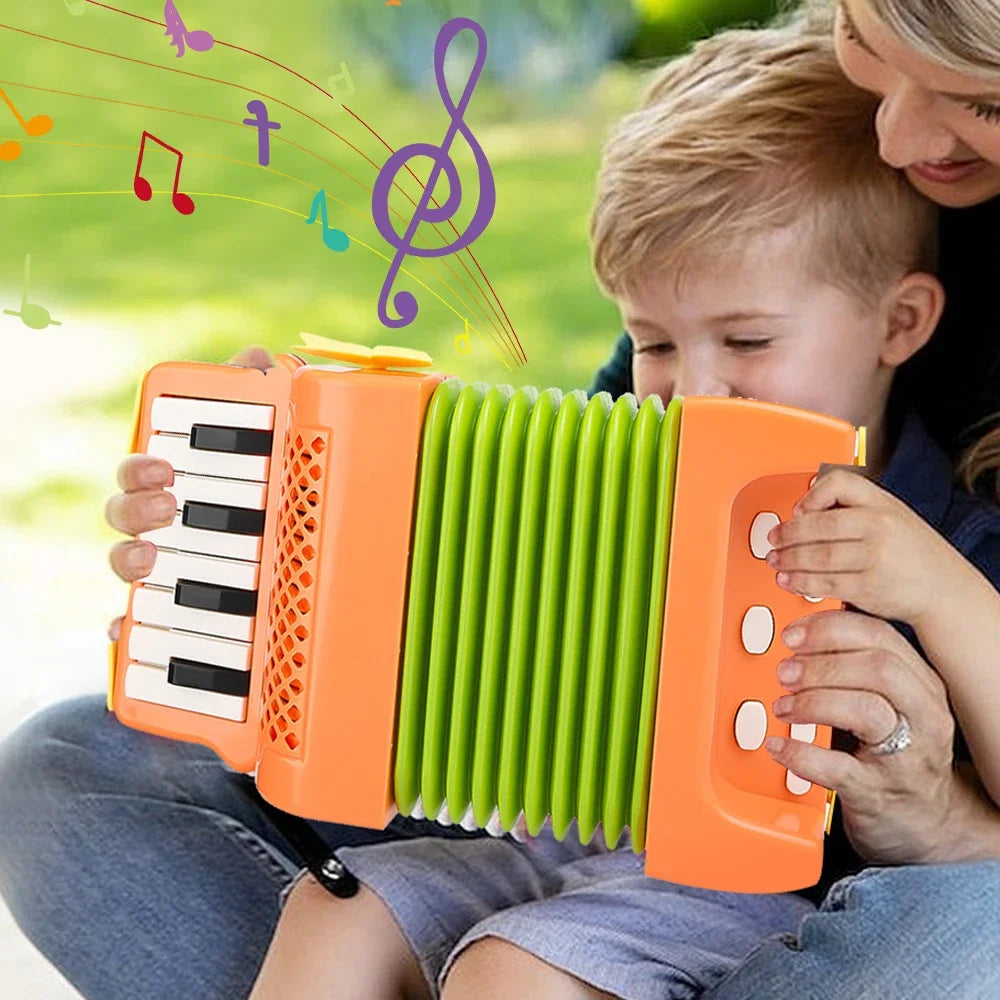 Kids Mini Accordion – Fun Beginner Music Toy – Musical Toy | Toki Toy Box