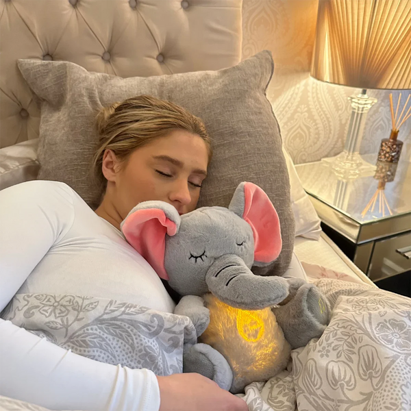 Breathing Elephant Plush – Soothing Sleep Companion