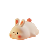 Big Face Rabbit Night Light – Soft Silicone Touch Lamp
