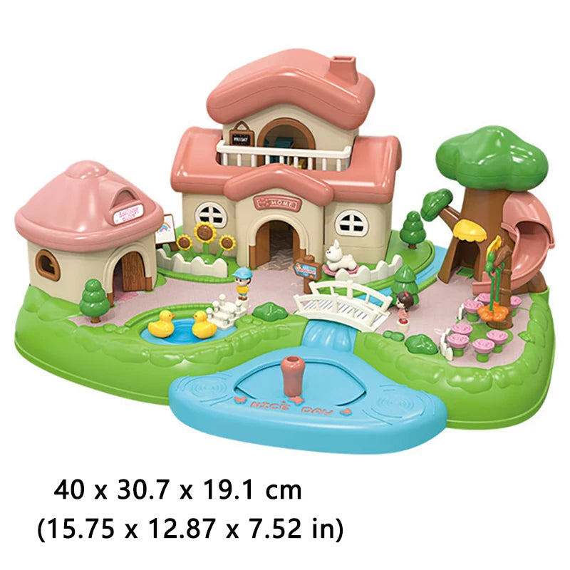 Magnetic Dollhouse Playset – Creative Princess Toy for Kids - Toki Toy Box
