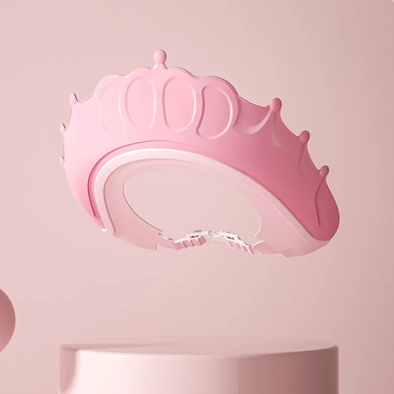 Crown Silicone Shampoo Hat – Baby & Child Eye and Ear Protection