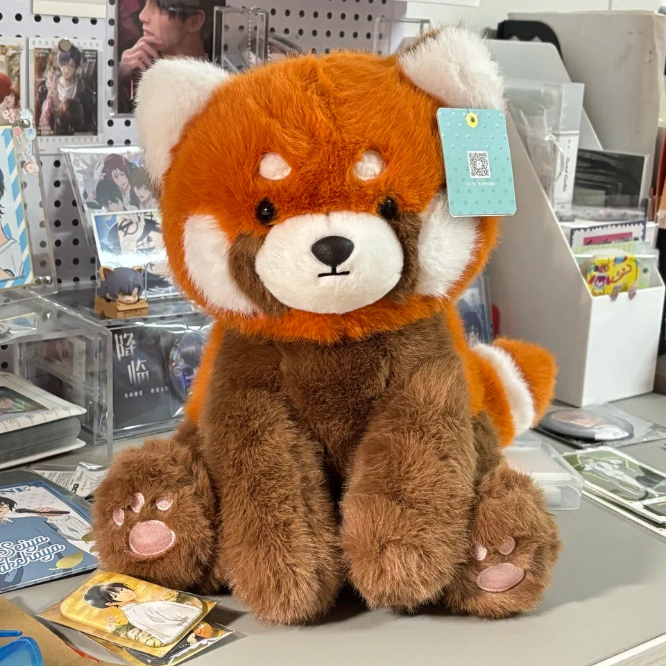 Cozy Red Panda Plush Buddy – Soft Gift Toy – In Use | Toki Toy Box