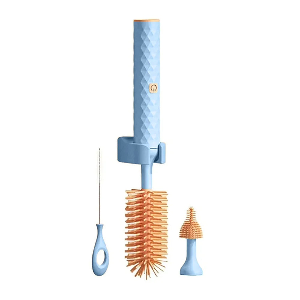 Electric Bottle Brush Set – 360° Deep Clean Helper