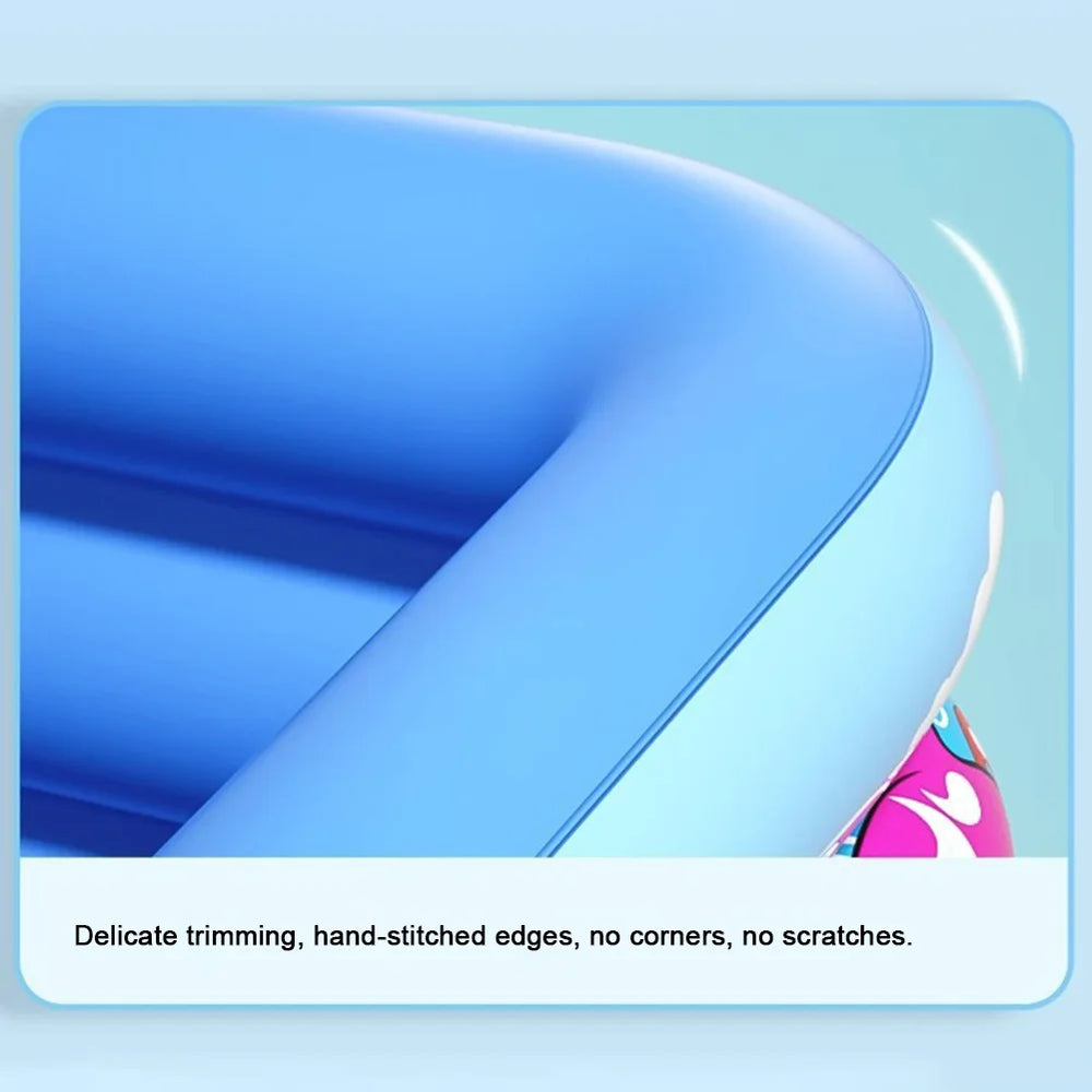 Inflatable Kids Swimming Pool – Portable Summer Splash Pool