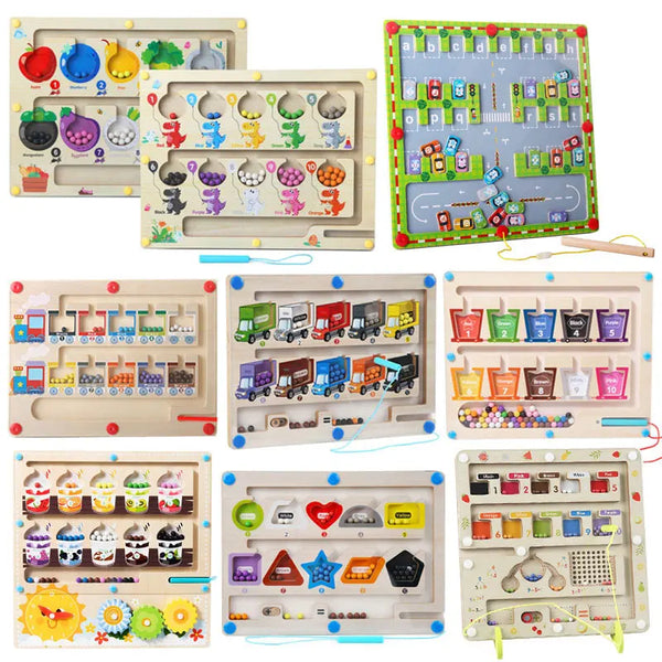 Magnetic Maze Board – Smart Color Match Fun