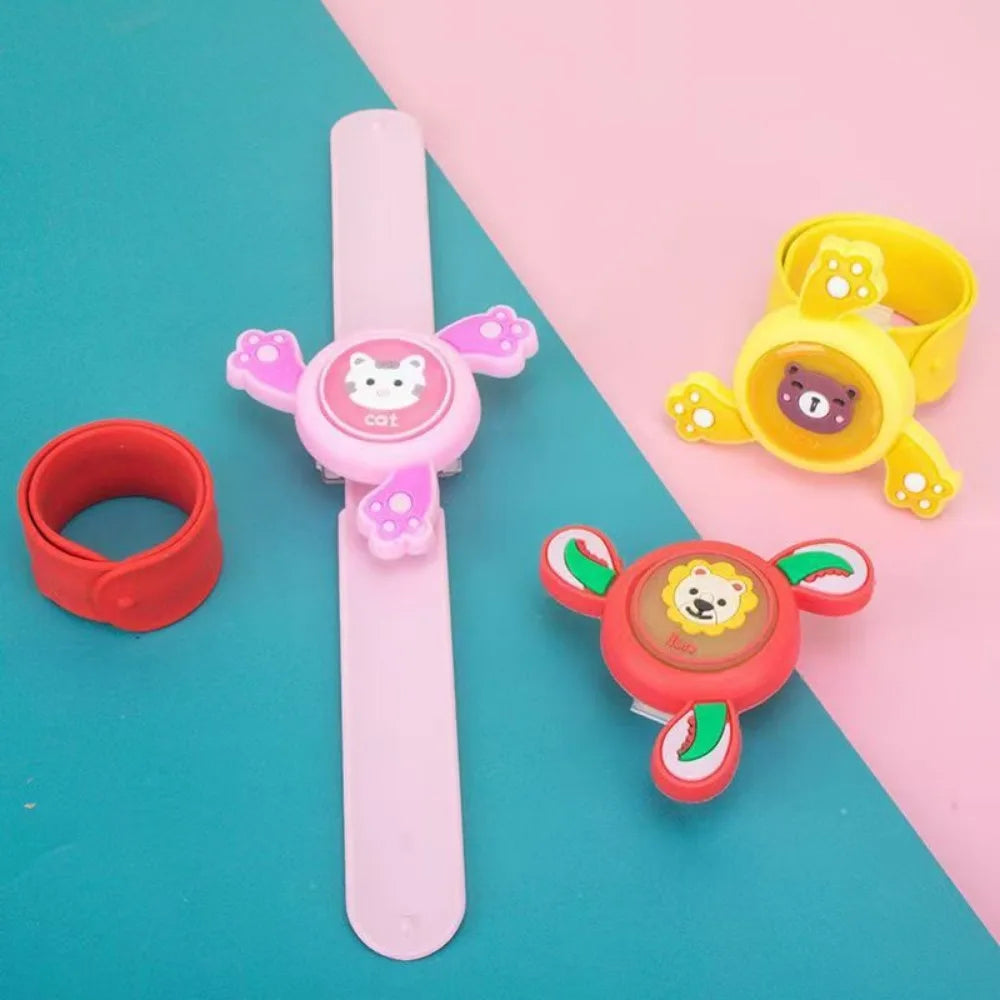 Spinning Top Watch – Kid Wearing on Wrist | Toki Toy Box
