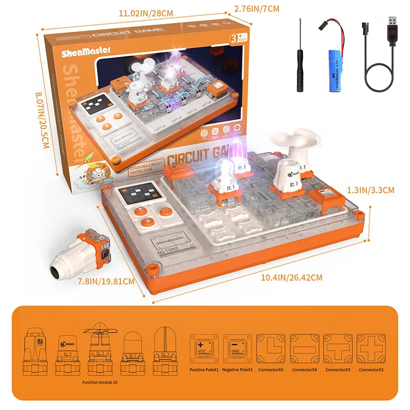 STEM Circuit Maze Puzzle Kit for Curious Kids
