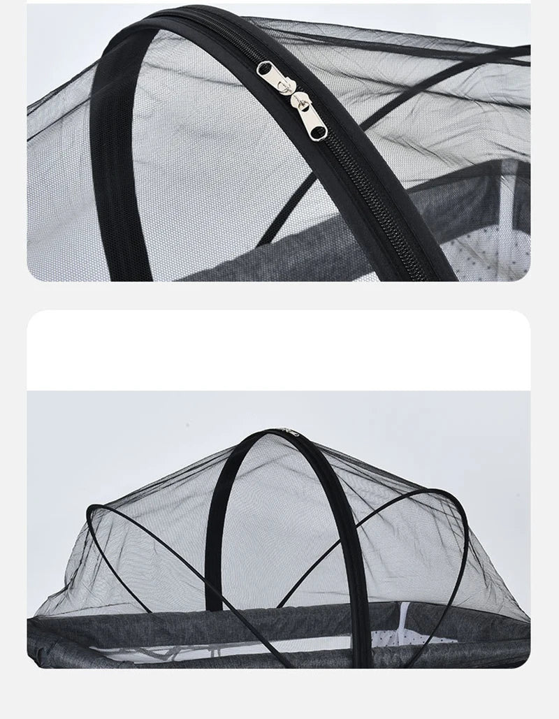 Portable Baby Crib Mosquito Net – Foldable 360° Protection