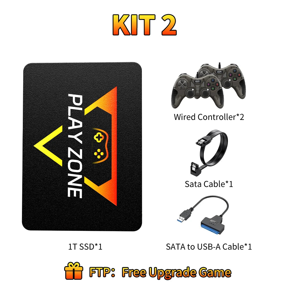 1TB Retro Gaming SSD Multi-System Emulator Hub