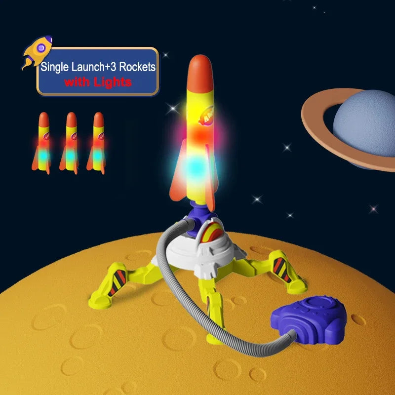Air Rocket Launcher Stomp Toy for Kids - Toki Toy Box