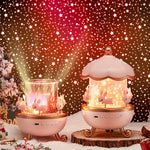 Starry Sky Projection Night Light Carousel Horse