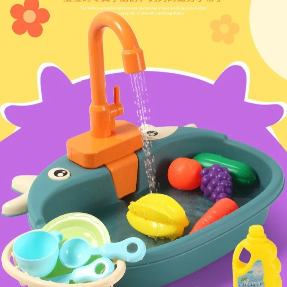 Toy Kitchen Sink Faucet – Realistic Water Play Fun