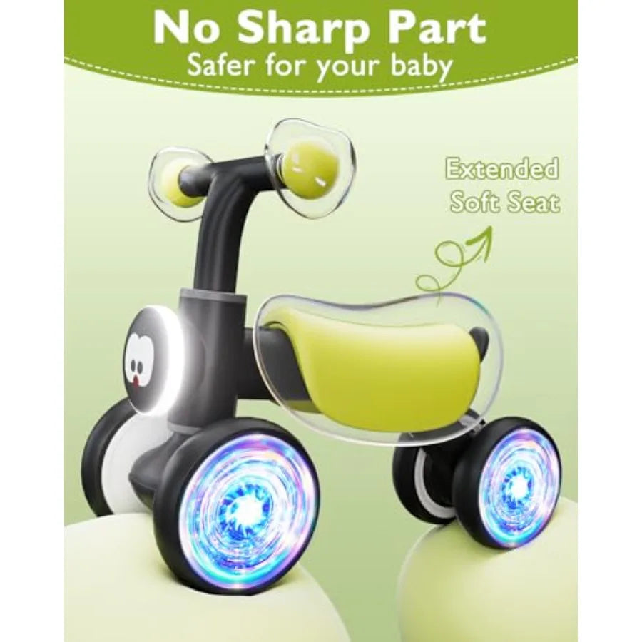 Glow Wheel Balance Bike for Toddlers | TokiToyBox